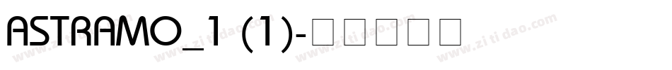 ASTRAMO_1 (1)字体转换